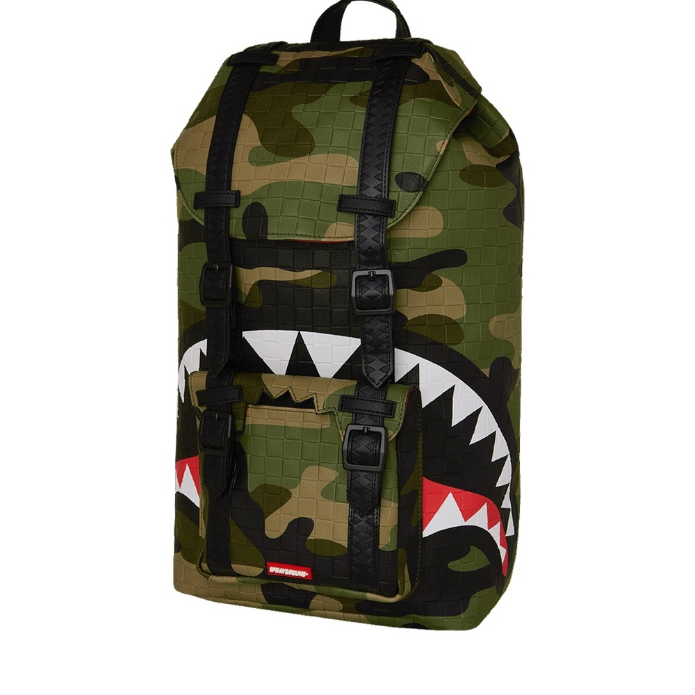 Sprayground Camo Shark Backpack - Picture 4 of 4